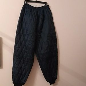 Vintage quilted thermal pants